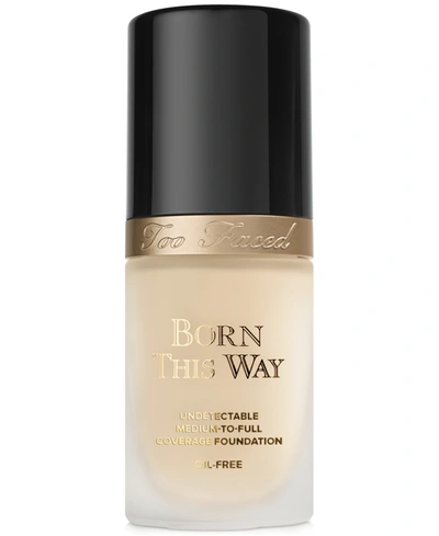 Shop Too Faced Born This Way Flawless Coverage Natural Finish Foundation In Pearl -very Fair W/rosy Undertones