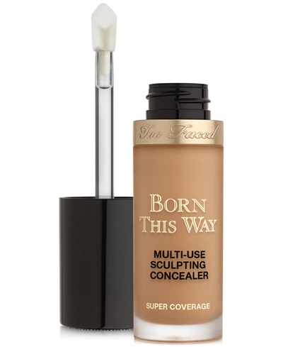 Shop Too Faced Born This Way Super Coverage Multi-use Sculpting Concealer In Mocha - Rich Tan With Rosy Undertones