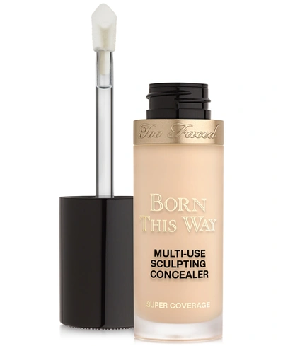 Shop Too Faced Born This Way Super Coverage Multi-use Sculpting Concealer In Nude - Very Light With Rosy Undertones