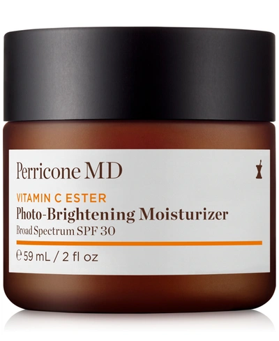 Shop Perricone Md Vitamin C Ester Photo-brightening Moisturizer Broad Spectrum Spf 30, 2 Fl. Oz.