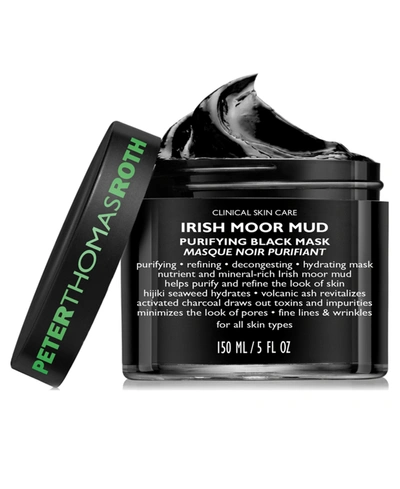 Shop Peter Thomas Roth Irish Moor Mud Purifying Black Mask, 5 Oz.