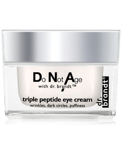 Shop Dr. Brandt Do Not Age Triple Peptide Eye Cream, 0.5 oz In No Color