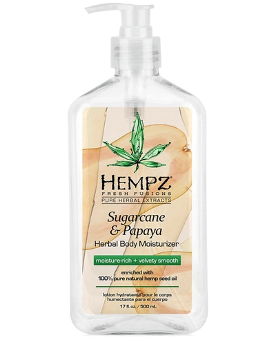 Shop Hempz Fresh Fusions Sugarcane & Papaya Herbal Body Moisturizer, 17-oz, From Purebeauty Salon & Spa