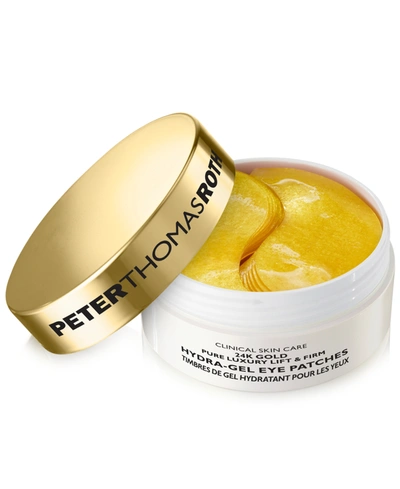 Peter Thomas Roth Timbres De Gel Hydratants Pour Les Yeux 24k Gold Pure Luxury Lift & Firm 30 Pairs - 60 Patches