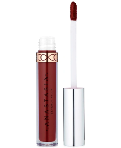 Shop Anastasia Beverly Hills Liquid Lipstick In Heathers (brownish Oxblood)