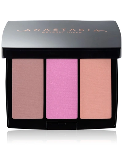Anastasia Beverly Hills Matte & Satin Blush Trios Palette Pool Party 0.11 oz/ 3 G In Pool Party