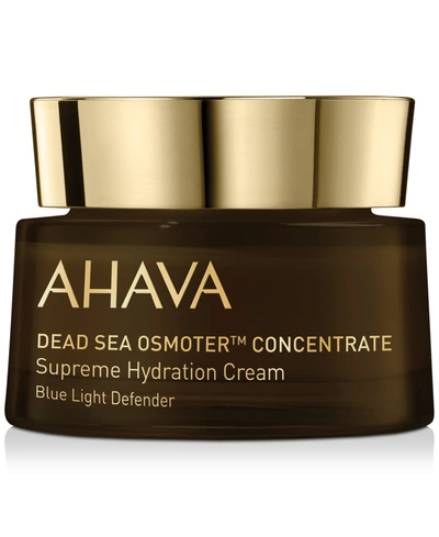Shop Ahava Dead Sea Osmoter Concentrate Supreme Hydration Cream Blue Light Defender, 1.7 Oz.