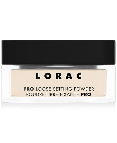 Shop Lorac Pro Loose Setting Powder In Vanilla