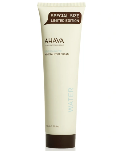 Shop Ahava Mineral Foot Cream Special Size Limited Edition, 5.1 oz
