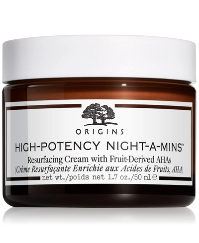 Shop Origins High-potency Night-a-mins Resurfacing Cream With Fruit-derived Ahas, 1.7 Oz.
