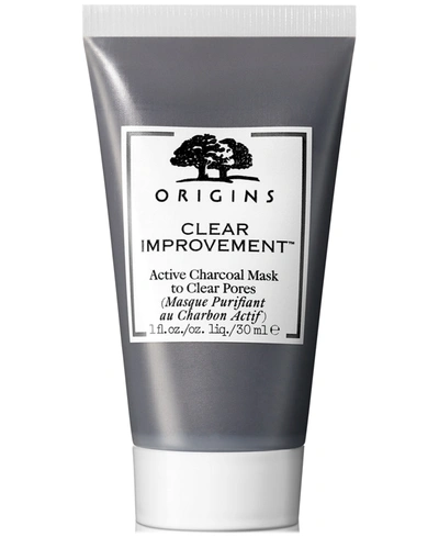 Shop Origins Clear Improvement Active Charcoal Face Mask To Clear Pores, 1 Oz.