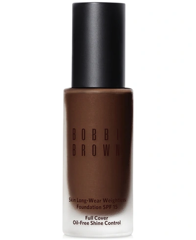 Shop Bobbi Brown Skin Long-wear Weightless Foundation Spf 15, 1-oz. In Cool Chestnut (c-) Rich Brown With Red-b