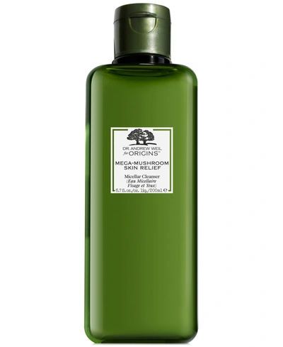 Shop Origins Dr. Andrew Weil For  Mega-mushroom Skin Relief Micellar Cleanser, 6.7 Oz. In No Color