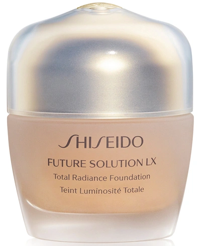 Shop Shiseido Future Solution Lx Total Radiance Foundation Broad Spectrum Spf 20 Sunscreen, 1.2 oz In Neutral