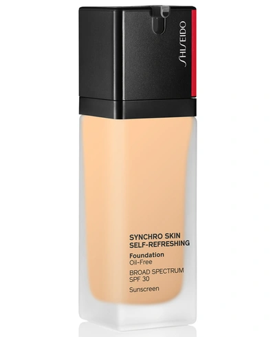 Shop Shiseido Synchro Skin Self-refreshing Foundation, 1.0 oz In Shell