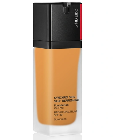 Shop Shiseido Synchro Skin Self-refreshing Foundation, 1.0 oz In Bronze