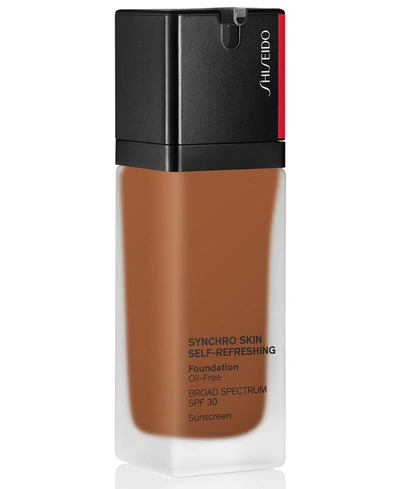 Shop Shiseido Synchro Skin Self-refreshing Foundation, 1.0 oz In Henna