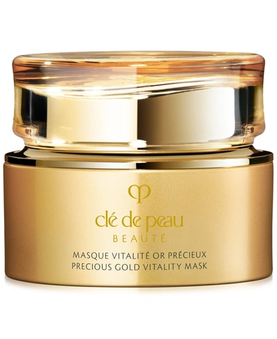 Shop Clé De Peau Beauté Precious Gold Vitality Mask, 2.7-oz. In No Color