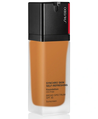 Shop Shiseido Synchro Skin Self-refreshing Foundation, 1.0 oz In Cedar