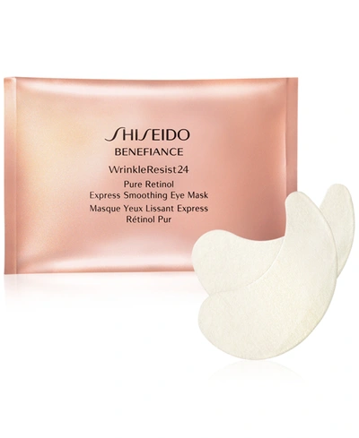 Shop Shiseido Benefiance Wrinkleresist24 Pure Retinol Express Smoothing Eye Mask In No Color