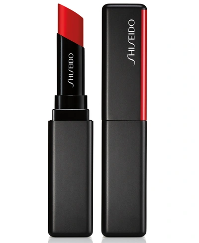 Shop Shiseido Visionairy Gel Lipstick, 0.05-oz. In Ginza Red