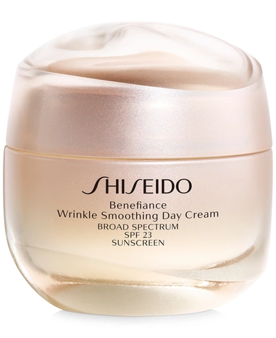 Shop Shiseido Benefiance Wrinkle Smoothing Day Cream Spf 23, 1.7-oz.