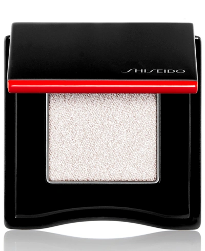 Shop Shiseido Pop Powdergel Eye Shadow In Shin-shin Crystal - Shimmering White