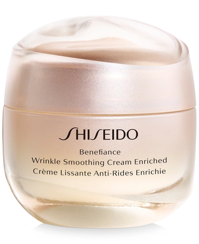 Shop Shiseido Benefiance Wrinkle Smoothing Cream Enriched, 1.7-oz.