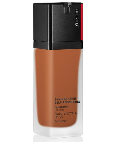 Shop Shiseido Synchro Skin Self-refreshing Foundation, 1.0 oz In Rosewood