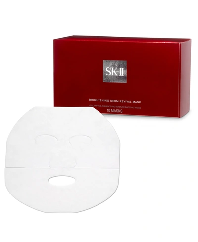 Sk-ii Brightening Derm Revival 10-piece Face Sheet Mask Set In No Color