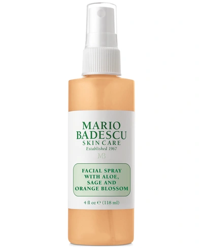 Shop Mario Badescu Facial Spray With Aloe, Sage & Orange Blossom, 4-oz.