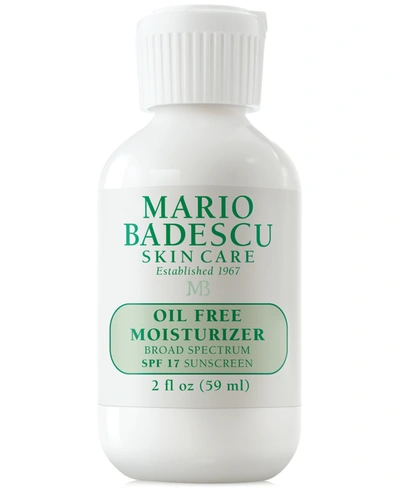 Shop Mario Badescu Oil Free Moisturizer With Spf 17, 2-oz.