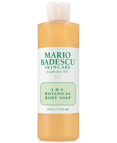 Shop Mario Badescu A.h.a. Botanical Body Soap, 8-oz.