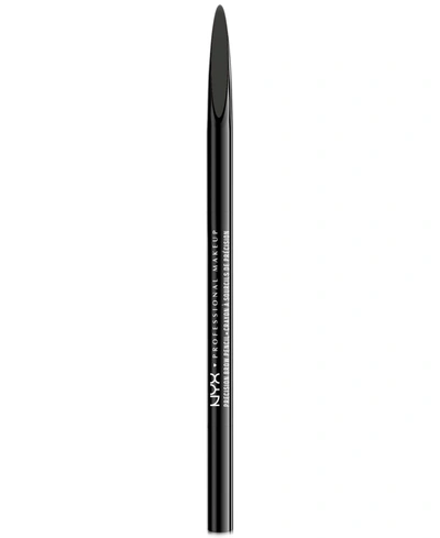 Shop Nyx Professional Makeup Precision Brow Pencil In Black