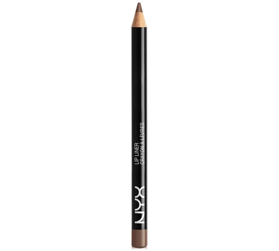 NYX PROFESSIONAL MAKEUP Slim Lip Pencil, Long-Lasting Creamy Lip Liner -  Espresso