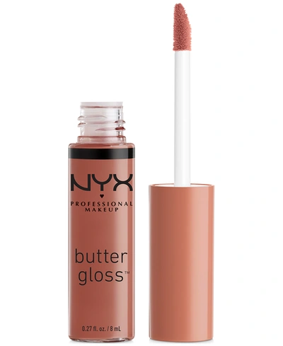 Shop Nyx Professional Makeup Butter Gloss Non-stick Lip Gloss In Praline