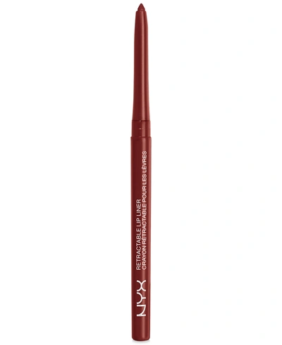 Shop Nyx Professional Makeup Retractable Lip Liner In Dark Red
