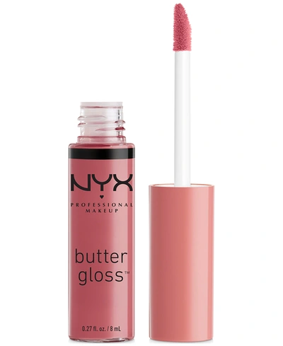 Shop Nyx Professional Makeup Butter Gloss Non-stick Lip Gloss In Angel Food Cake