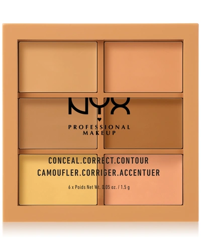 Nyx Professional Makeup Conceal Correct Contour Palette Medium In Medium