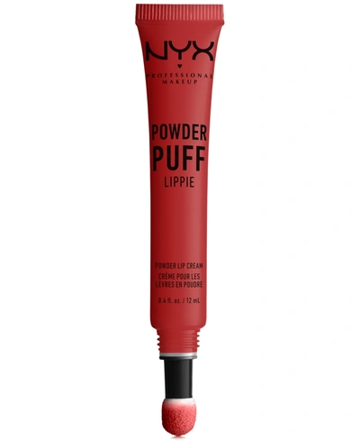 Shop Nyx Professional Makeup Powder Puff Lippie In Puppy Love (warm Medium Peach)
