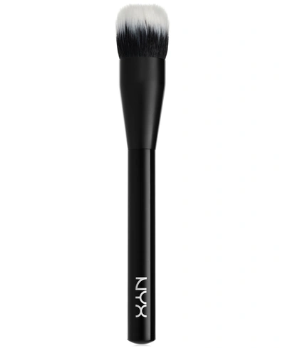 Nyx Professional Makeup Pro Dual Fiber Foundation Brush In Open
