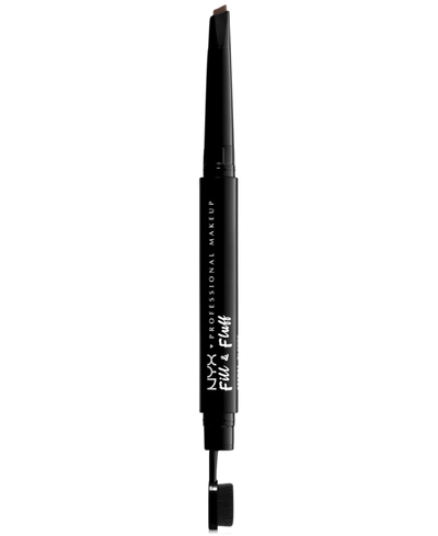 Shop Nyx Professional Makeup Fill & Fluff Eyebrow Pomade Pencil In Chocolate