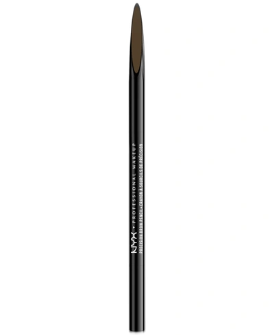 Shop Nyx Professional Makeup Precision Brow Pencil In Espresso Brown