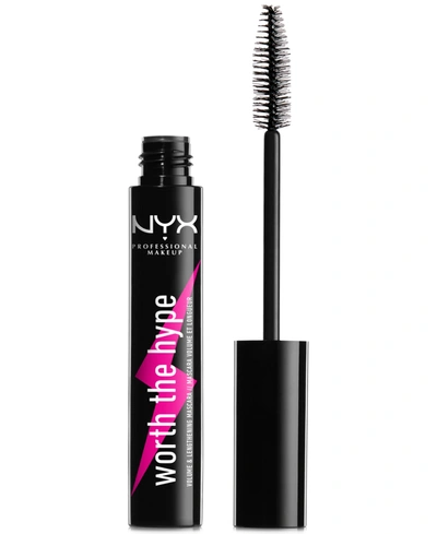 Shop Nyx Professional Makeup Worth The Hype Mascara In Black