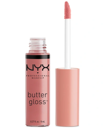 Shop Nyx Professional Makeup Butter Gloss Non-stick Lip Gloss In Tiramisu