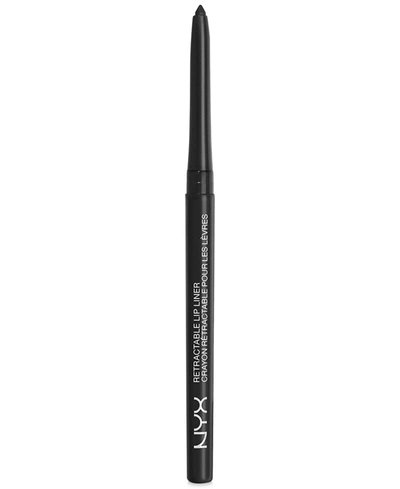 Shop Nyx Professional Makeup Retractable Lip Liner In Black Lips