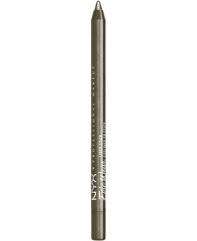 Shop Nyx Professional Makeup Epic Wear Liner Stick Long-lasting Eyeliner Pencil In All Time Olive (olive)