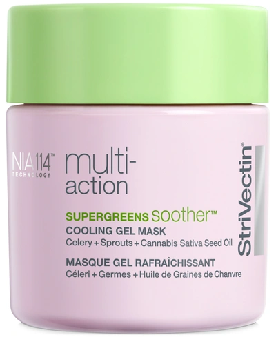 Shop Strivectin Multi-action Supergreens Soother Cooling Gel Mask, 3.2-oz. In N/a