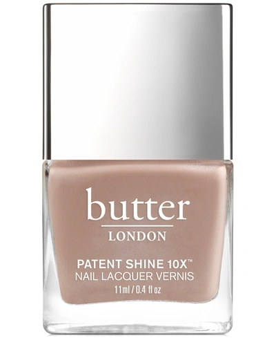 Shop Butter London Patent Shine 10x Nail Lacquer In Yummy Mummy (cool Beige Shimmer)