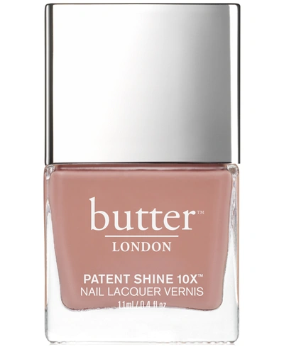 Shop Butter London Patent Shine 10x Nail Lacquer In Mum's The Word (rosy Nude Crème)